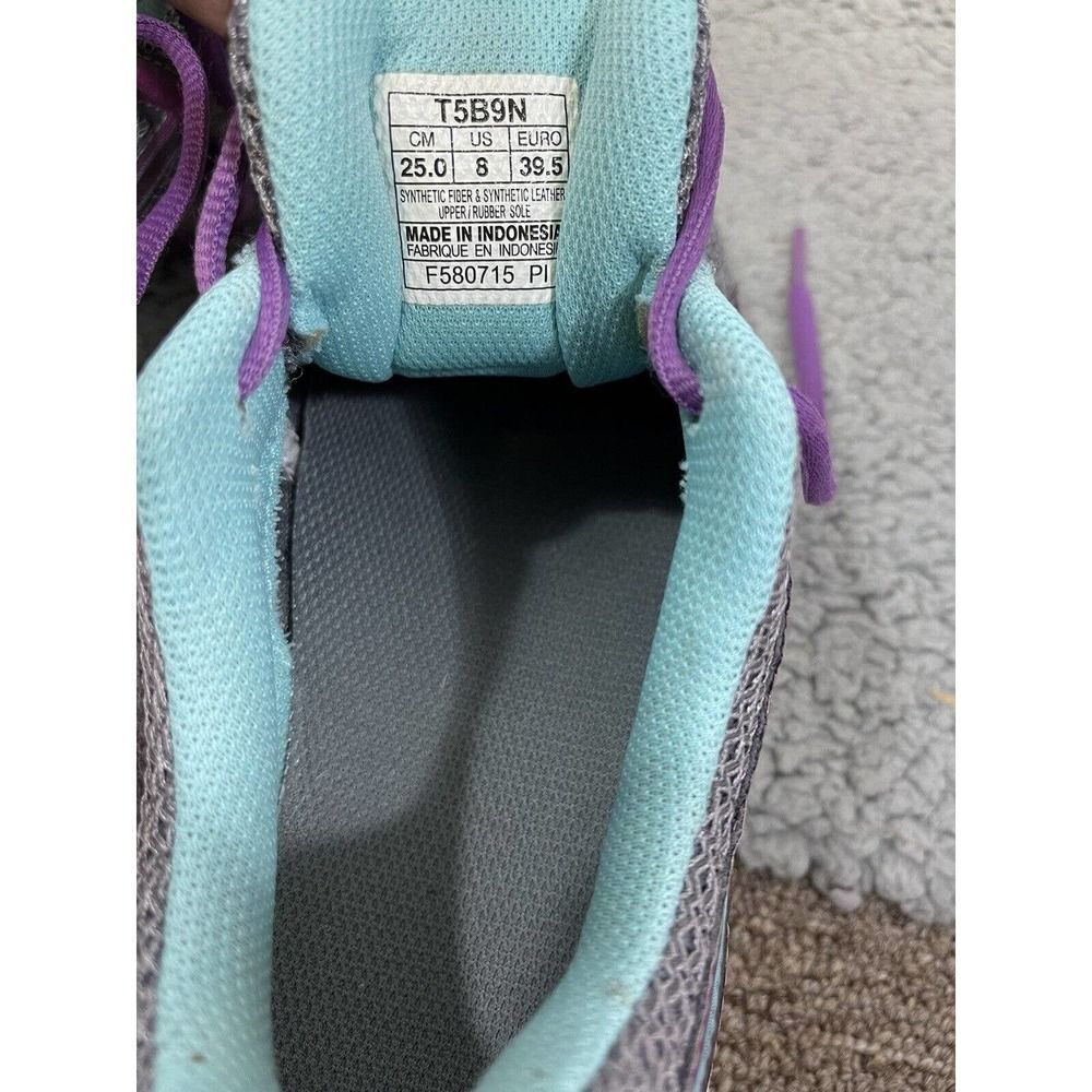 Asics Running GEL-EXCITE 3 Athletic Shoes T5B9N Gray/Purple/Aqua Womens Size 8 - Picture 10 of 10